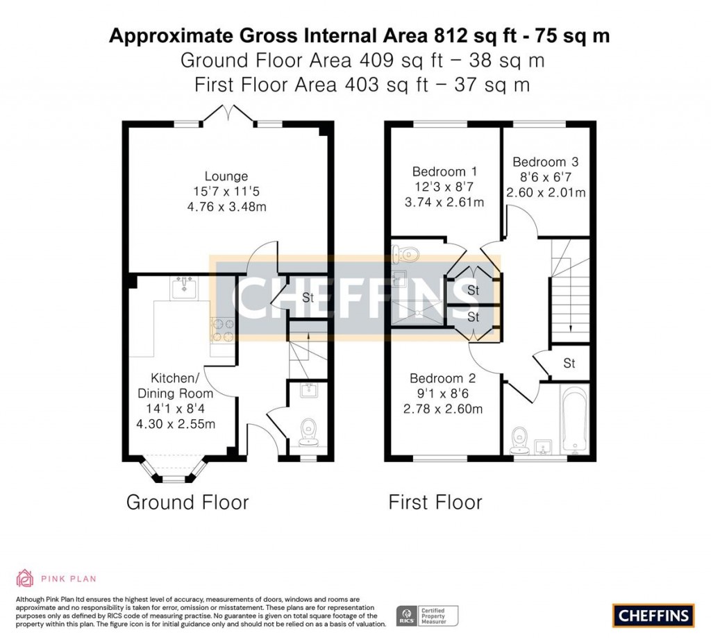 Floorplans For Yarrow Walk, Red Lodge