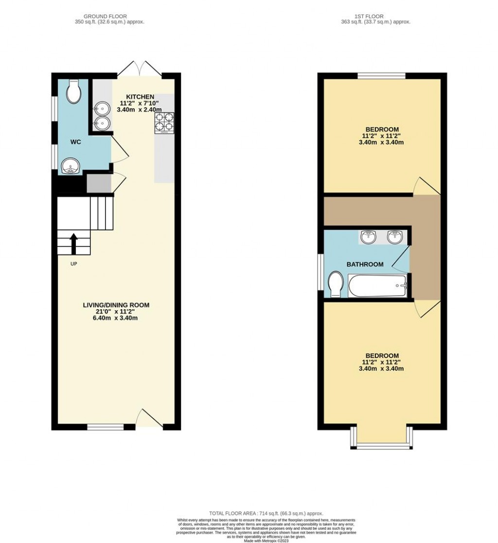 Floorplans For Yarmouth, Isle of Wight