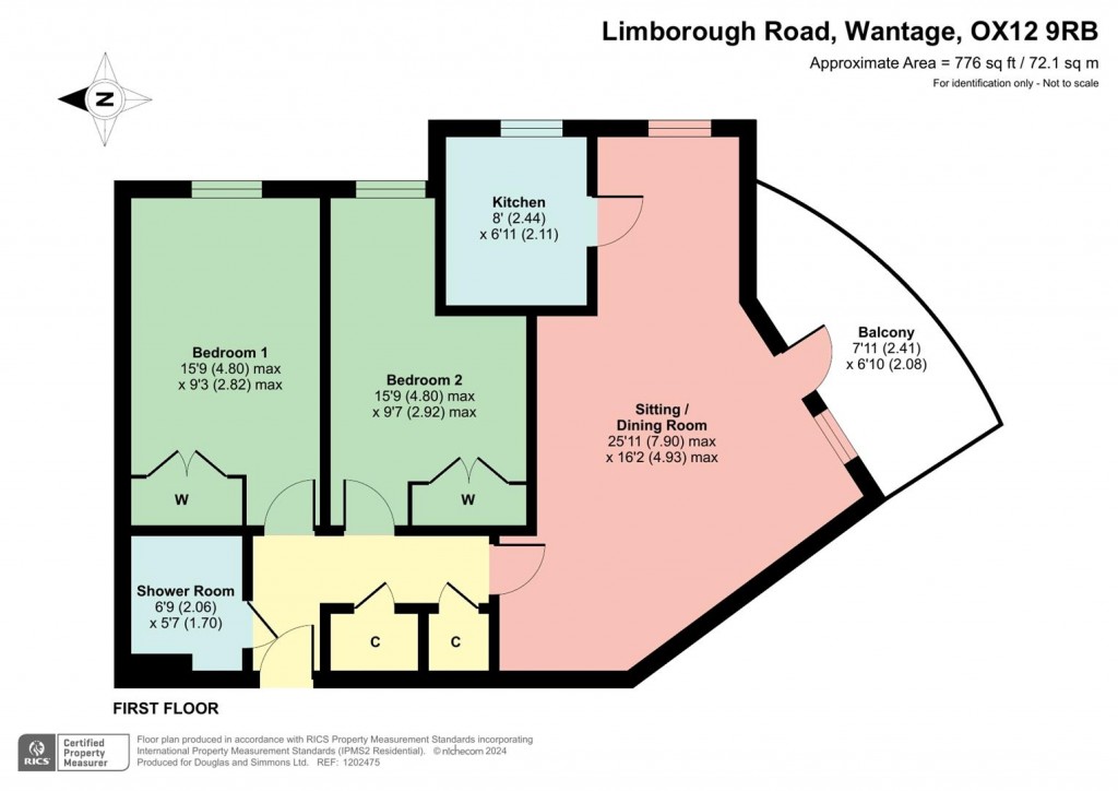 Floorplans For Limborough Road, Wantage