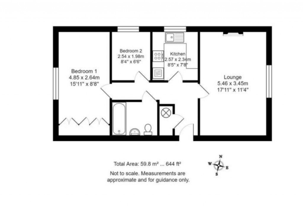 Floorplans For Anning Road, Lyme Regis