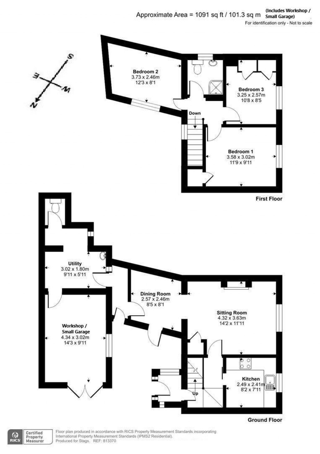 Floorplans For White Hart Lane, Wellington