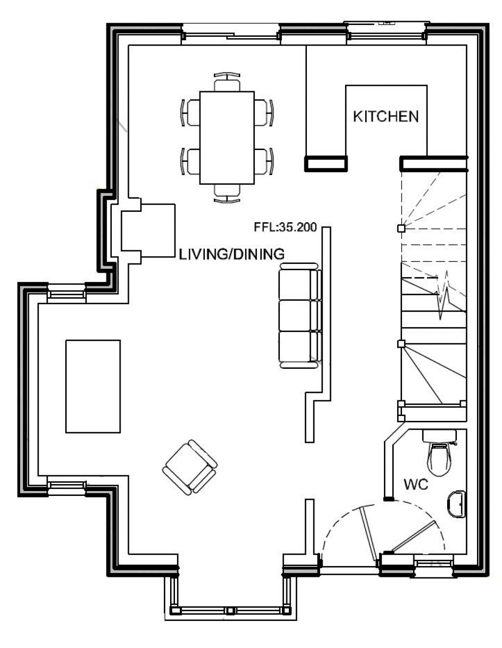 Floorplans For Totland Bay, Isle of Wight