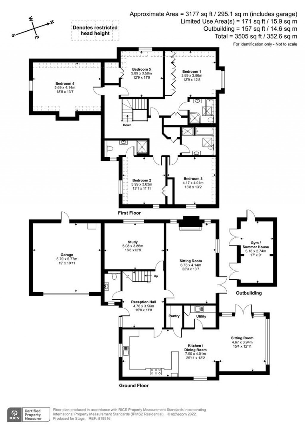 Floorplans For Pinewood Grove, Bendarroch Road, West Hill