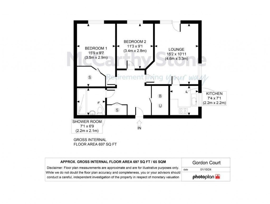 Floorplans For Flood Lane, Bridport