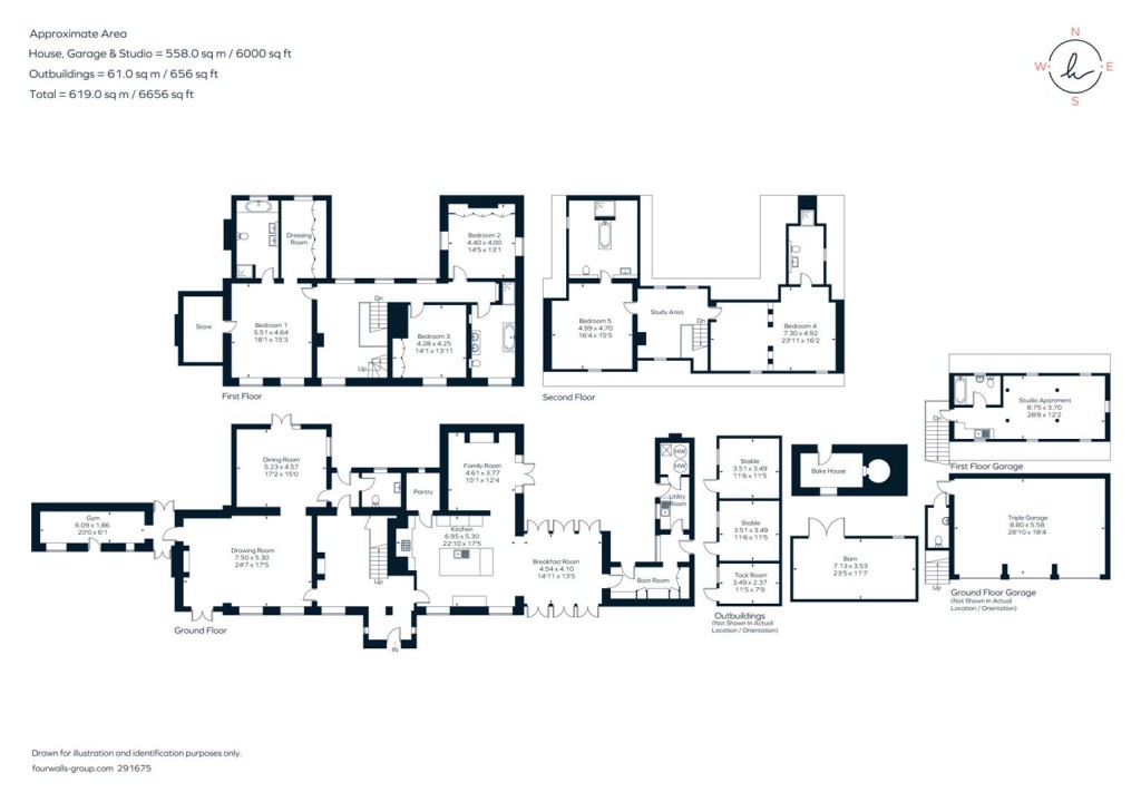 Floorplans For Pillerton Hersey, Warwickshire