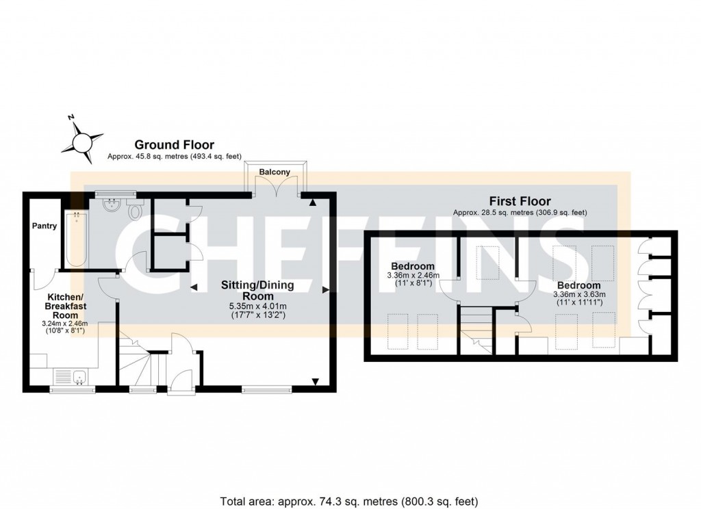 Floorplans For Page Court, Ely