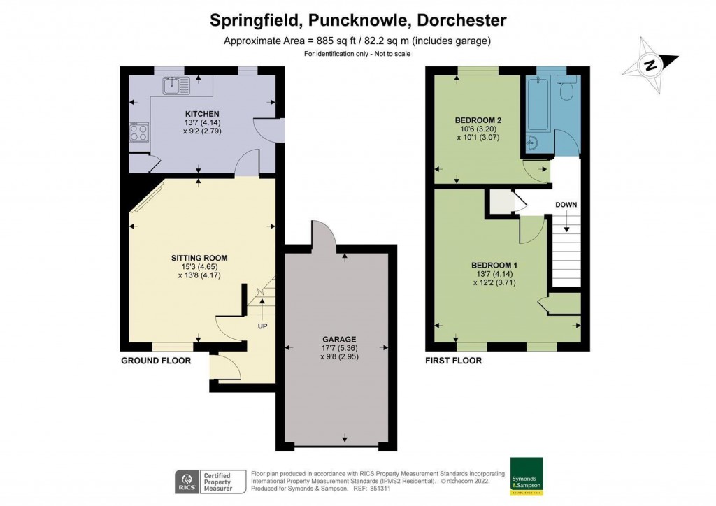 Floorplans For Springfield, Puncknowle, Dorchester