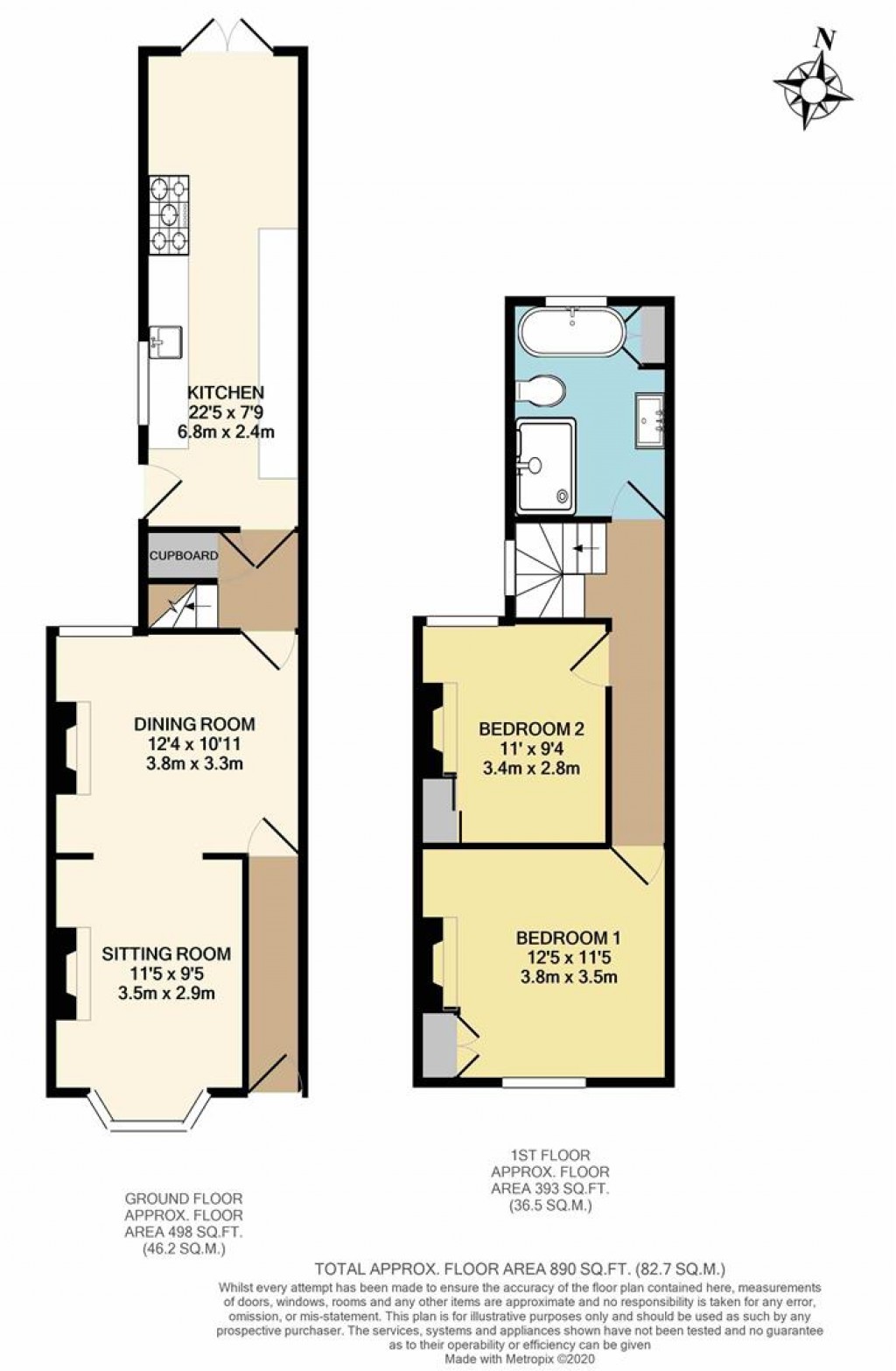 Floorplans For Ommanney Road, Yarmouth