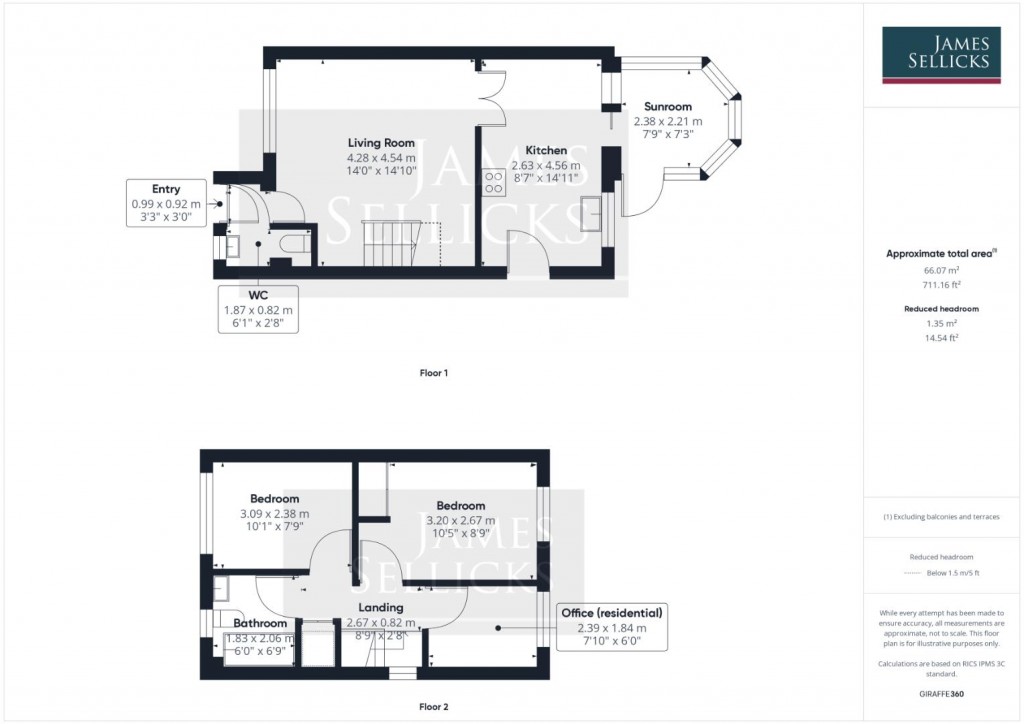 Floorplans For Shirreffs Close, Barrow Upon Soar, Leicestershire