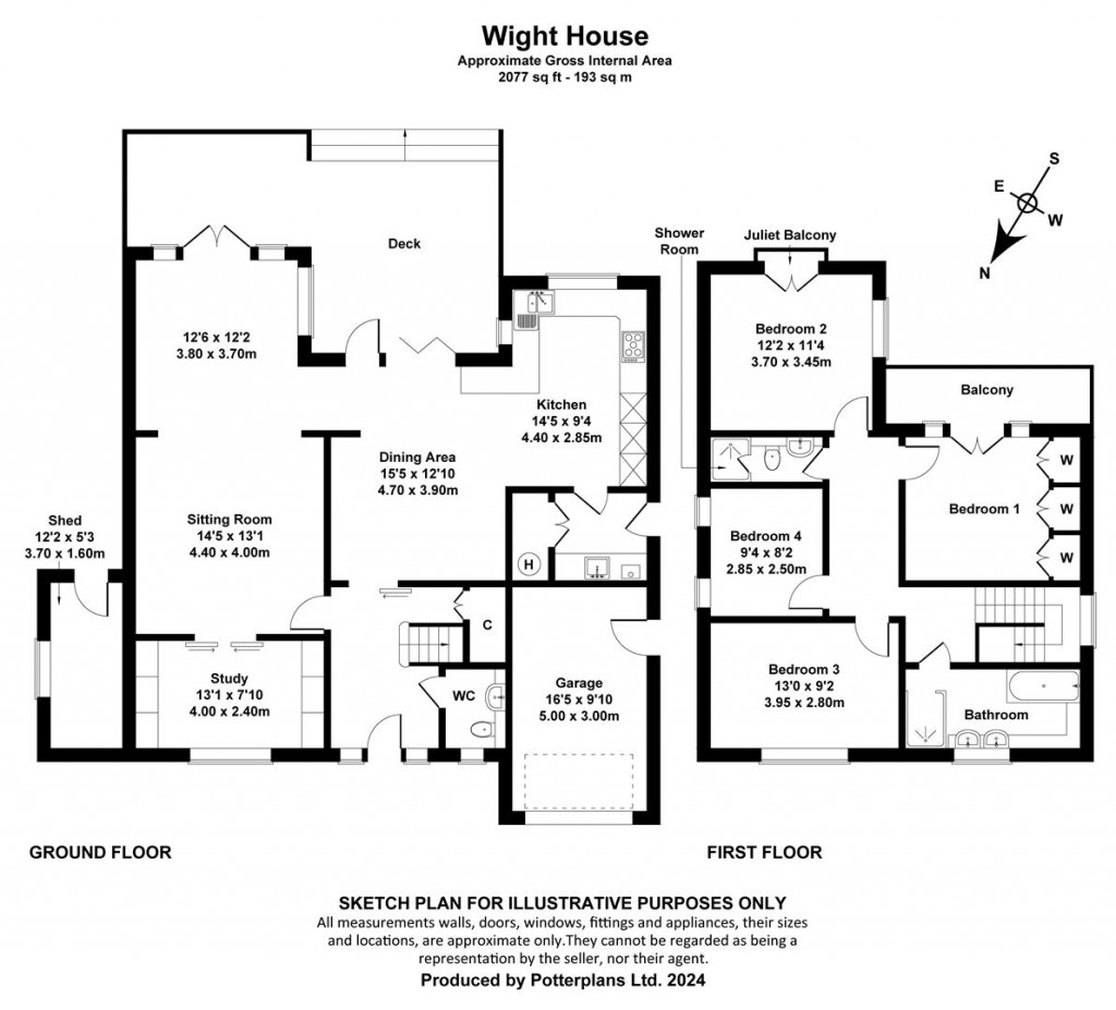 Floorplans For St. Helens, Isle of Wight