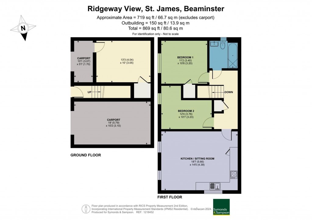 Floorplans For Ridgeway View, St. James, Beaminster