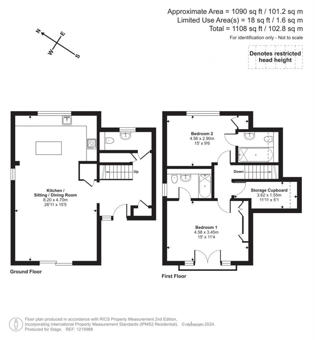 Floorplans For Bissoe Road, Carnon Downs, Truro