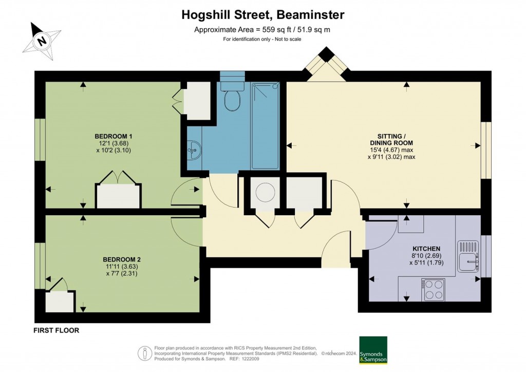 Floorplans For Hanover, Beaminster, Dorset