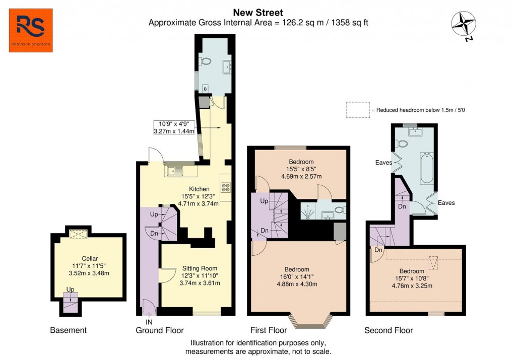 Floorplans For New Street, Henley-On-Thames