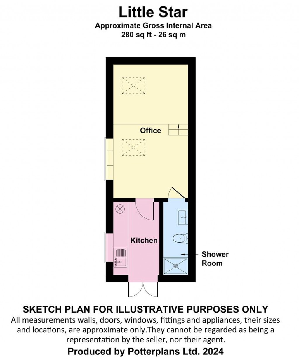 Floorplans For Freshwater, Isle of Wight