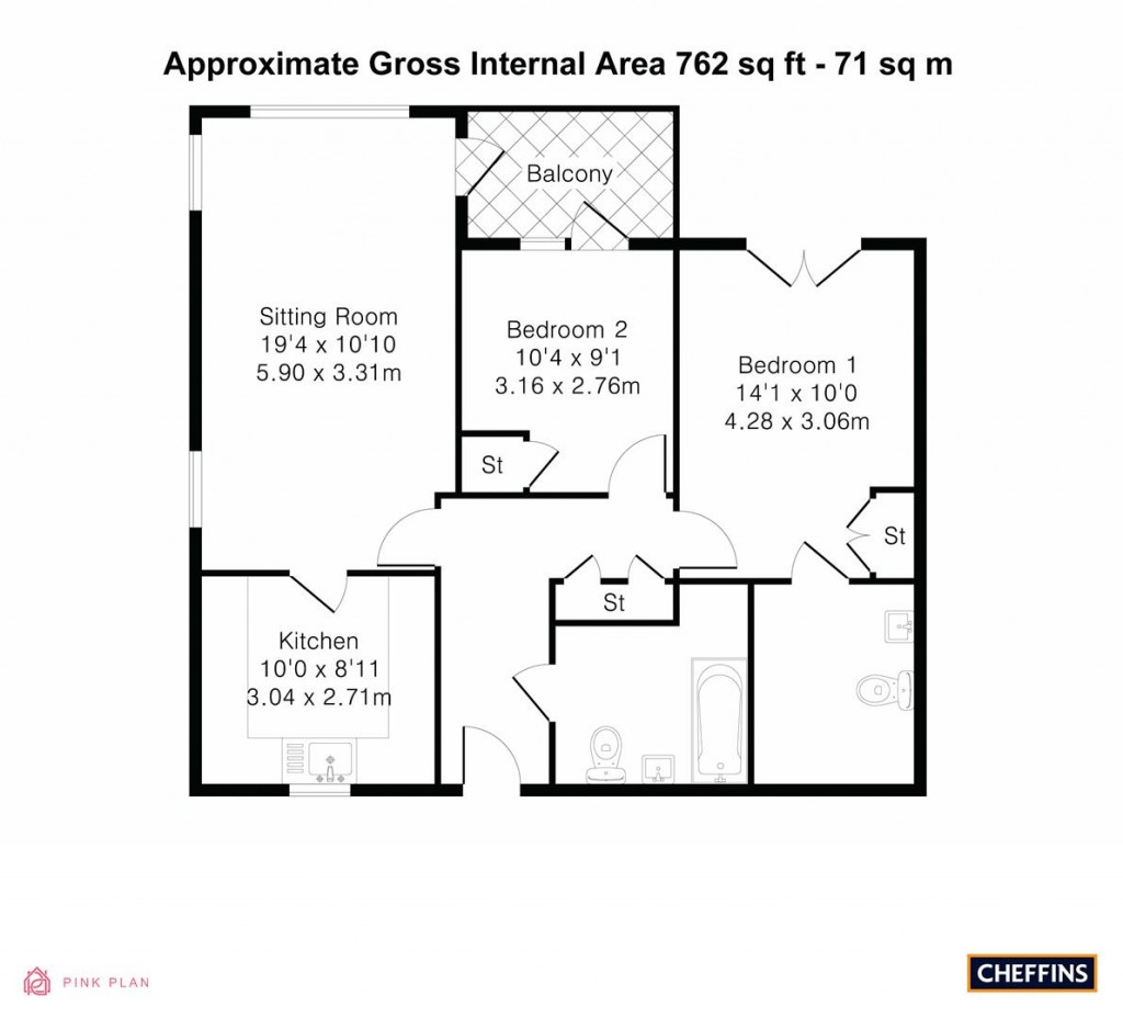 Floorplans For Abbeyfield, Wellbrook Way, Girton