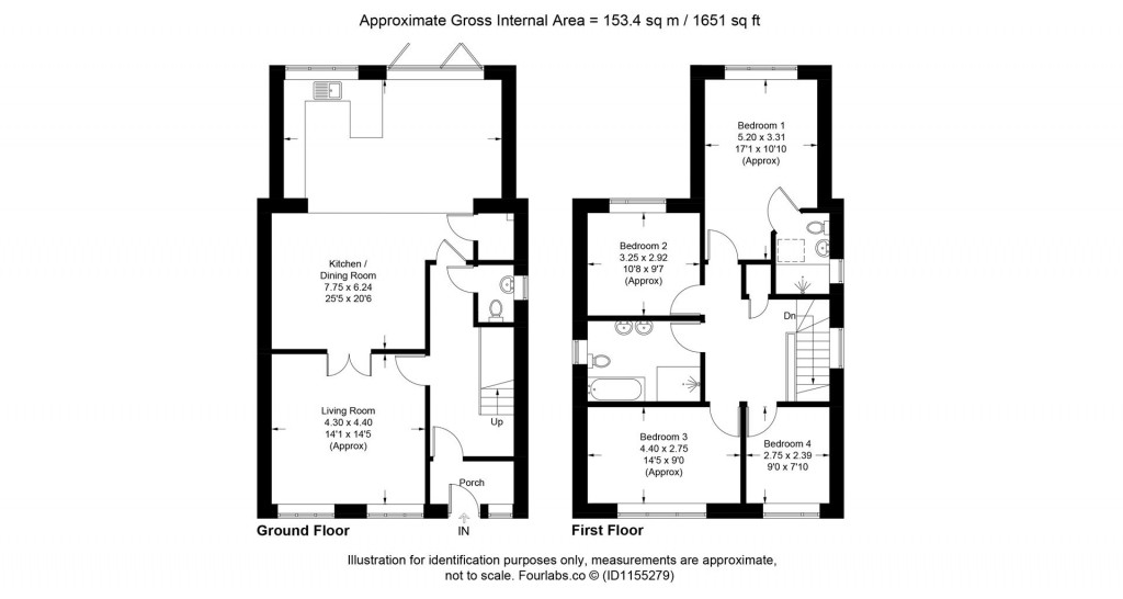 Floorplans For Highweek, Newton Abbot