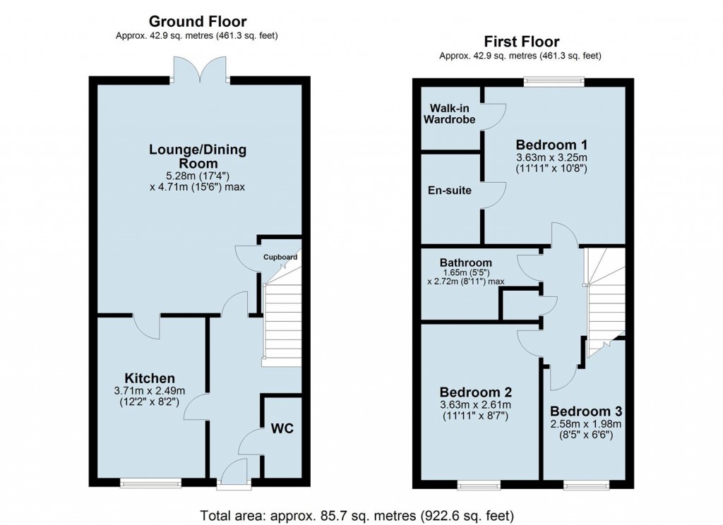 Floorplans For Narrowboat Lane, Northampton, NN4