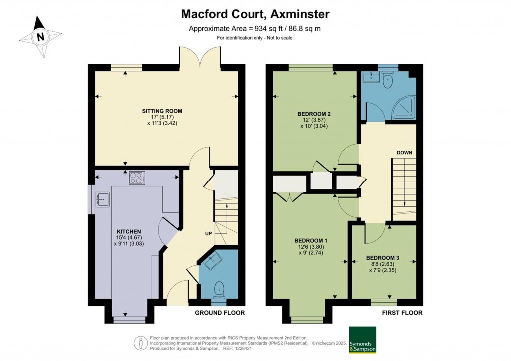 Floorplans For Macford Court, Axminster