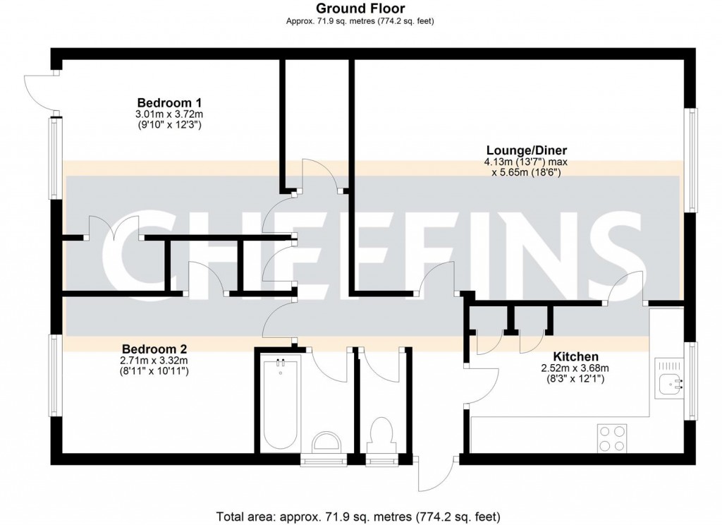 Floorplans For West Drive Gardens, Soham, Ely