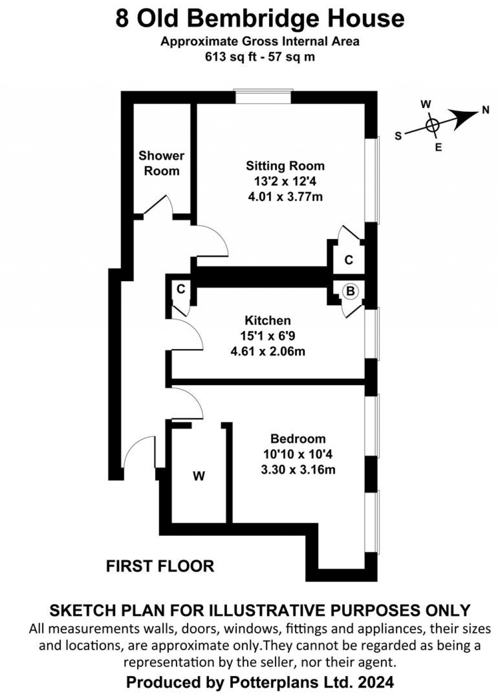 Floorplans For Bembridge, Isle of Wight