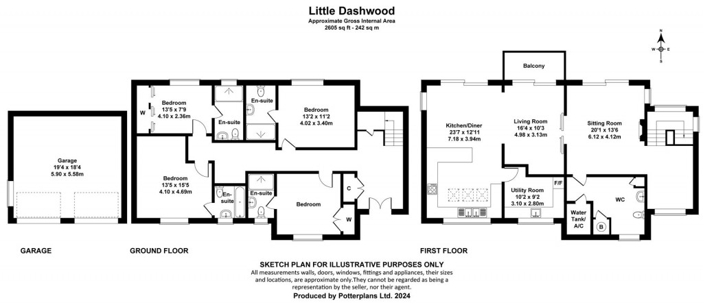 Floorplans For Yarmouth, Isle of Wight