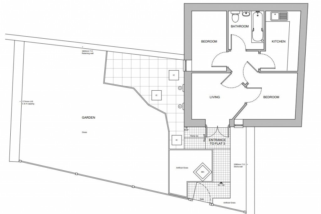 Floorplans For The Batch, Shepton Mallet