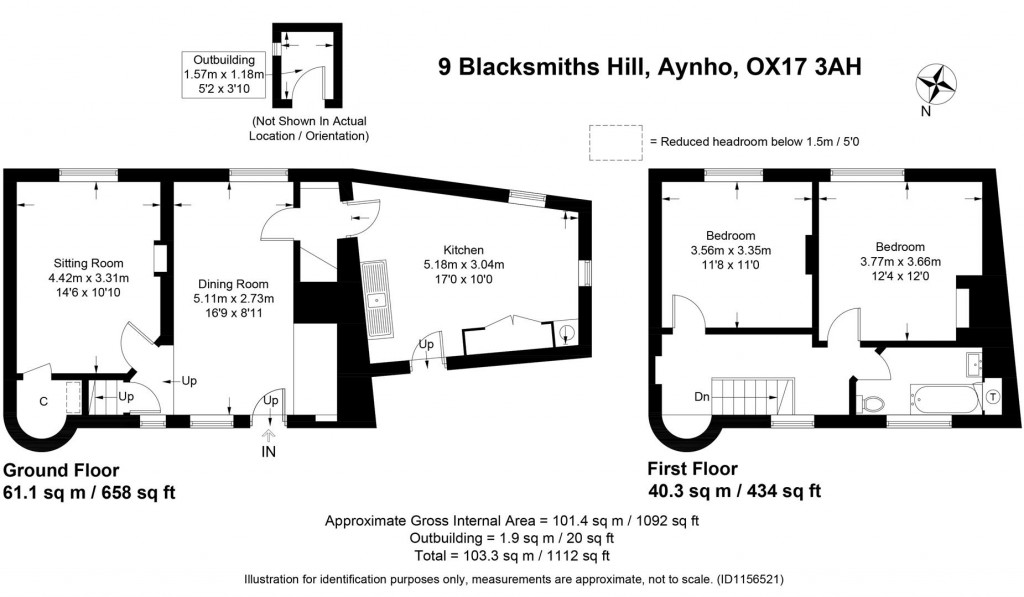 Floorplans For Blacksmiths Hill, Aynho, near Banbury