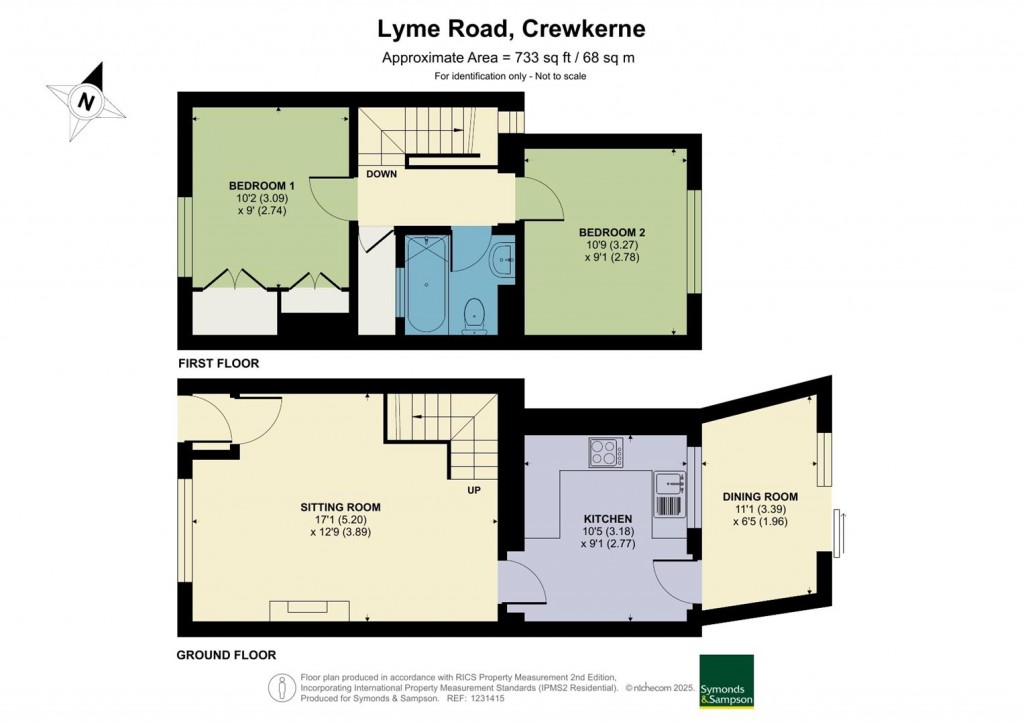 Floorplans For Lyme Road, Crewkerne