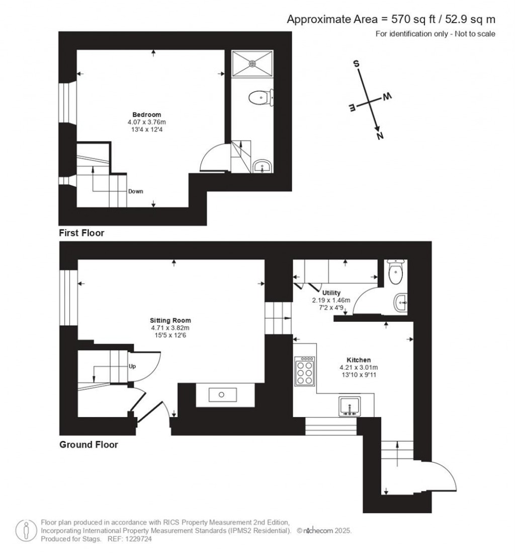 Floorplans For Lower Street, Chagford, Newton Abbot