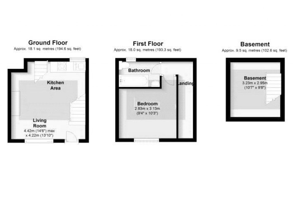 Floorplans For Debden Road, Saffron Walden