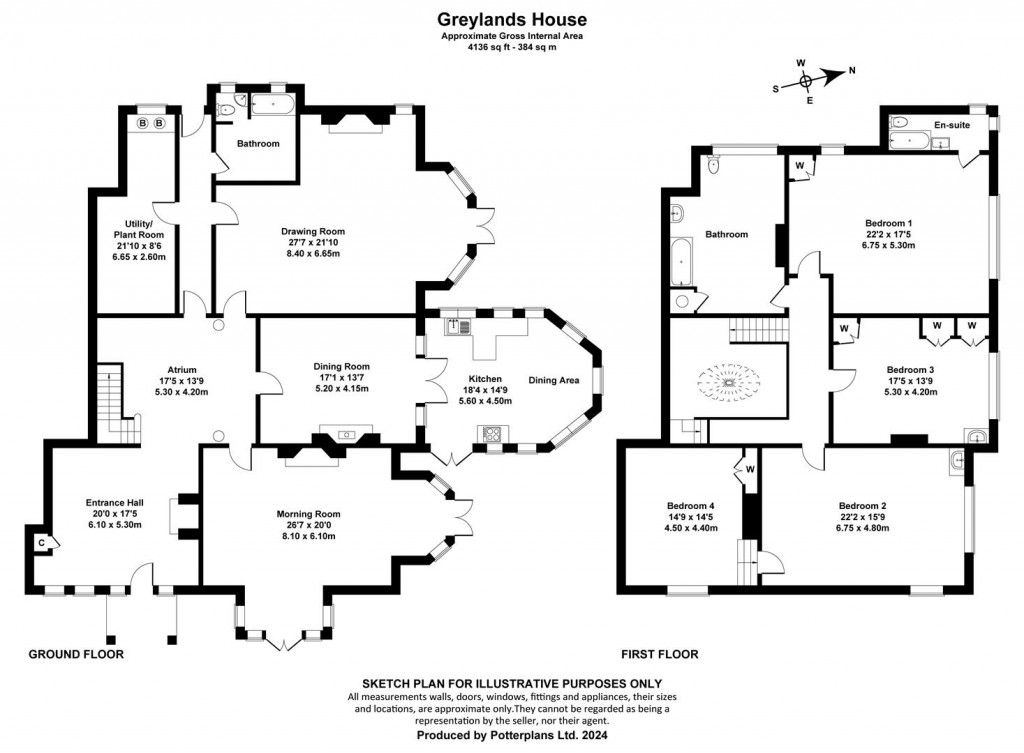 Floorplans For Bembridge, Isle of Wight