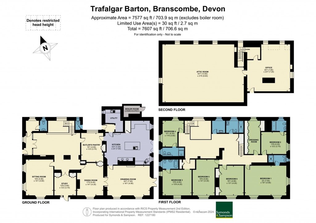 Floorplans For Branscombe, Seaton