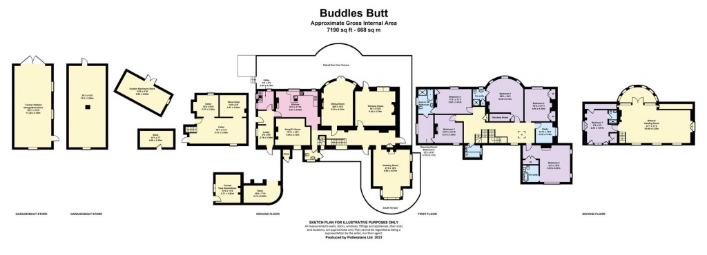 Floorplans For Yarmouth, Isle of Wight