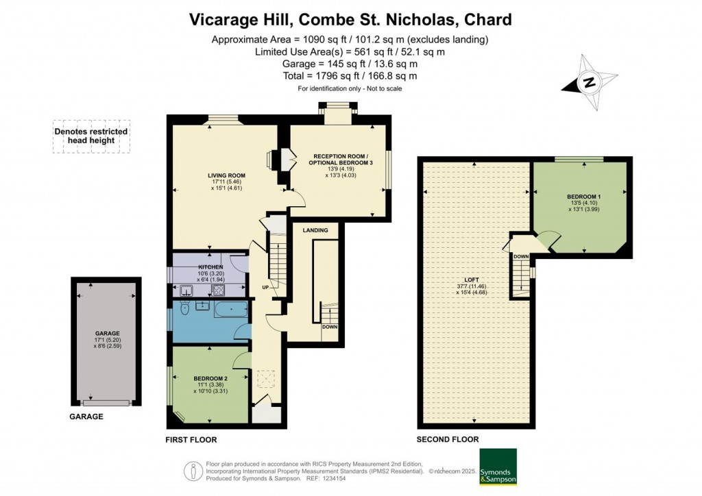 Floorplans For Vicarage Hill, Combe St. Nicholas, Somerset