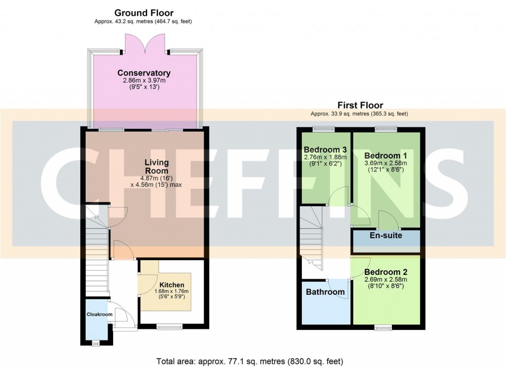 Floorplans For Burnt House Close, Haverhill