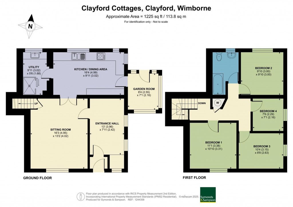 Floorplans For Clayford, Wimborne, Dorset