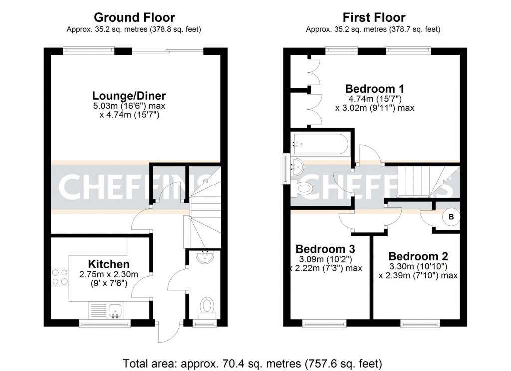 Floorplans For Briars End, Witchford, Ely