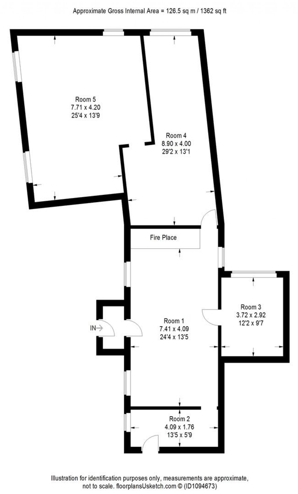 Floorplans For Zennor, St. Ives