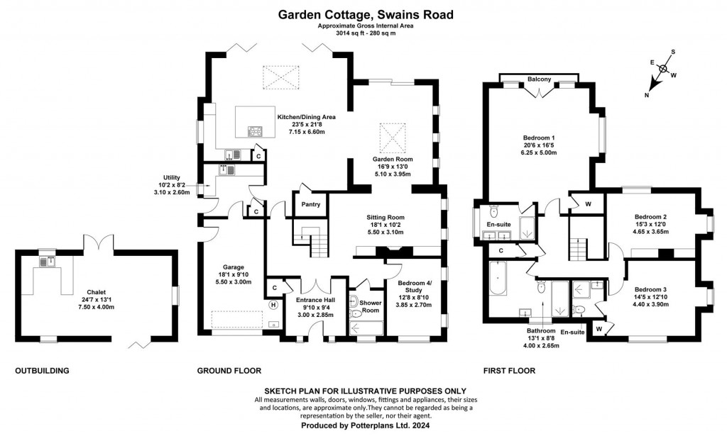 Floorplans For Bembridge, Isle of Wight