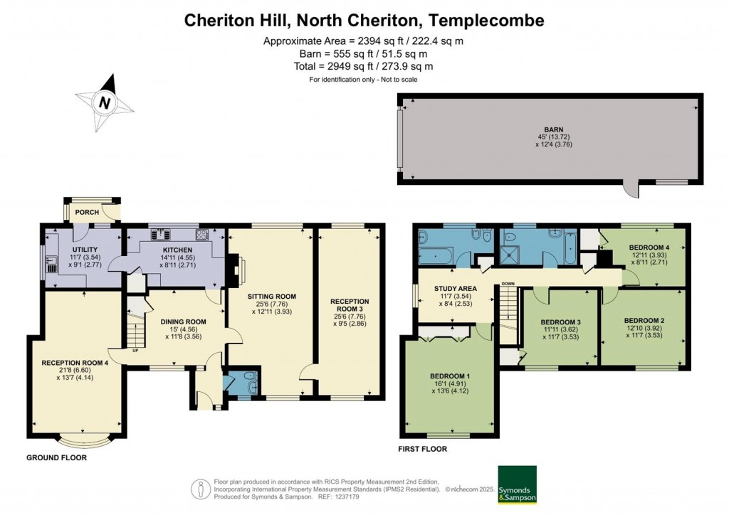 Floorplans For Cheriton Hill, North Cheriton, Templecombe