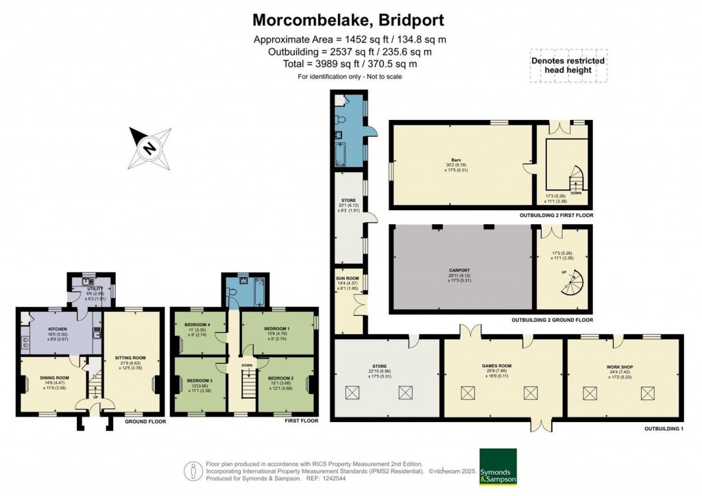 Floorplans For Morcombelake, Bridport