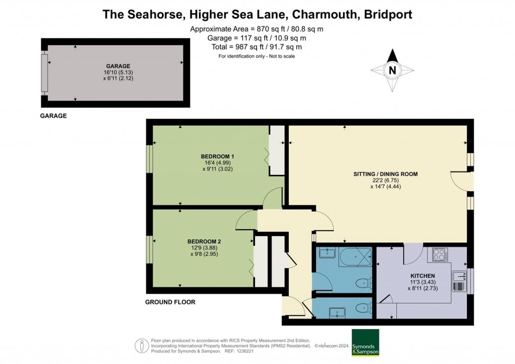 Floorplans For Higher Sea Lane, Charmouth, Bridport