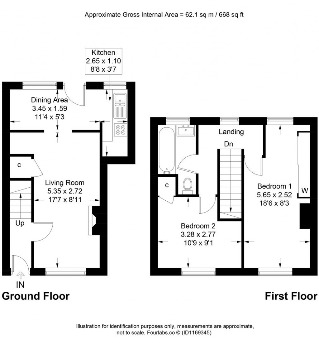 Floorplans For Regent Street, Bradford On Tone, Taunton