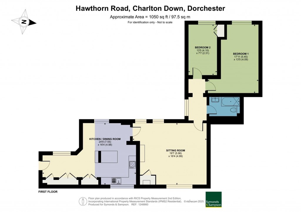 Floorplans For Hawthorn Road, Charlton Down, Dorchester