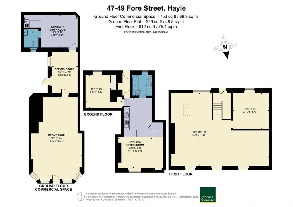 Floorplans For Fore Street, Hayle