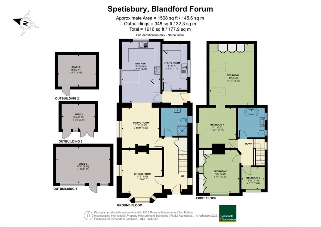 Floorplans For Spetisbury, Blandford Forum