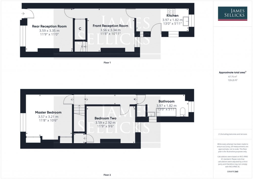 Floorplans For Repton Street, Woodgate, Leicester