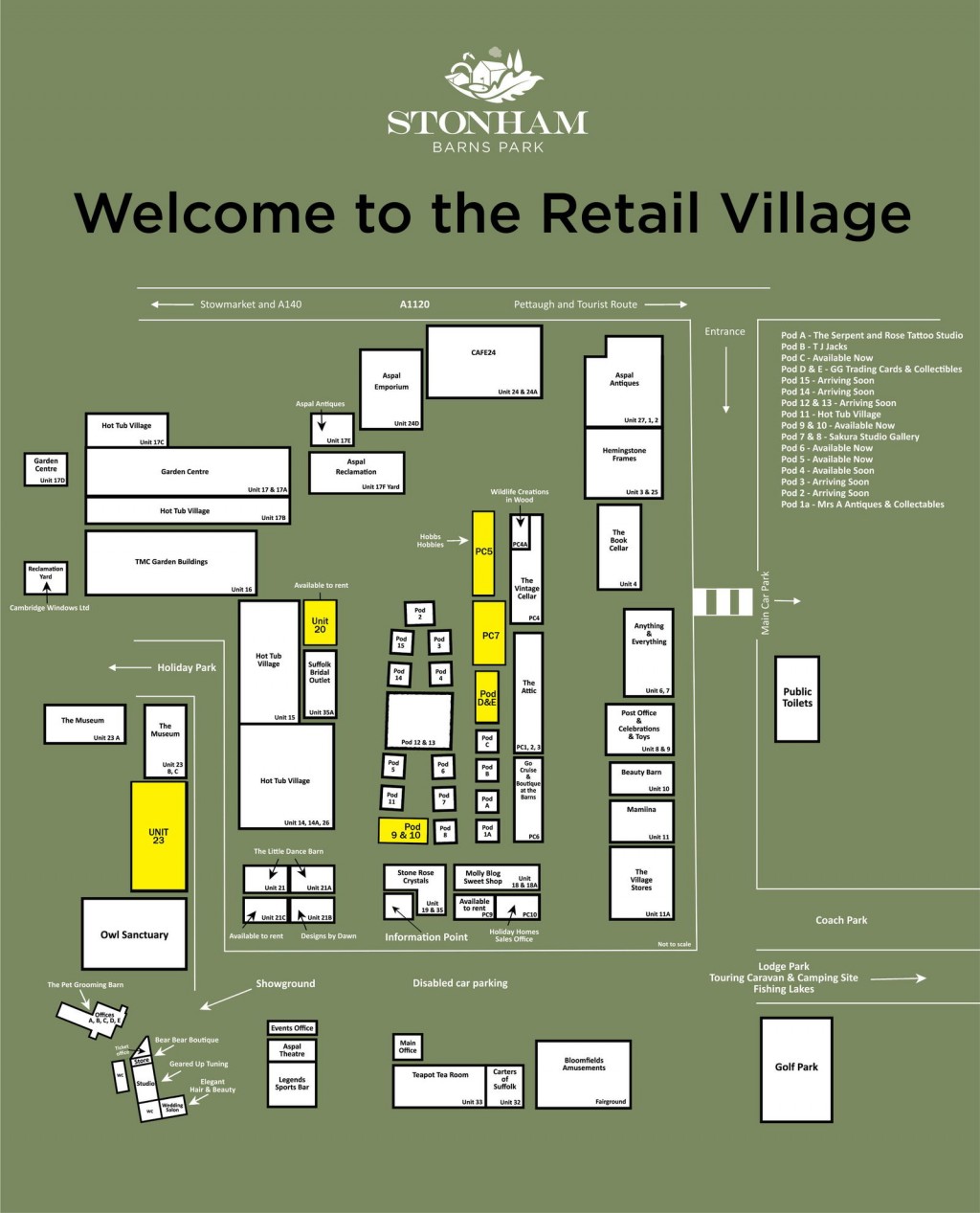 Floorplans For Stonham Aspal, Suffolk