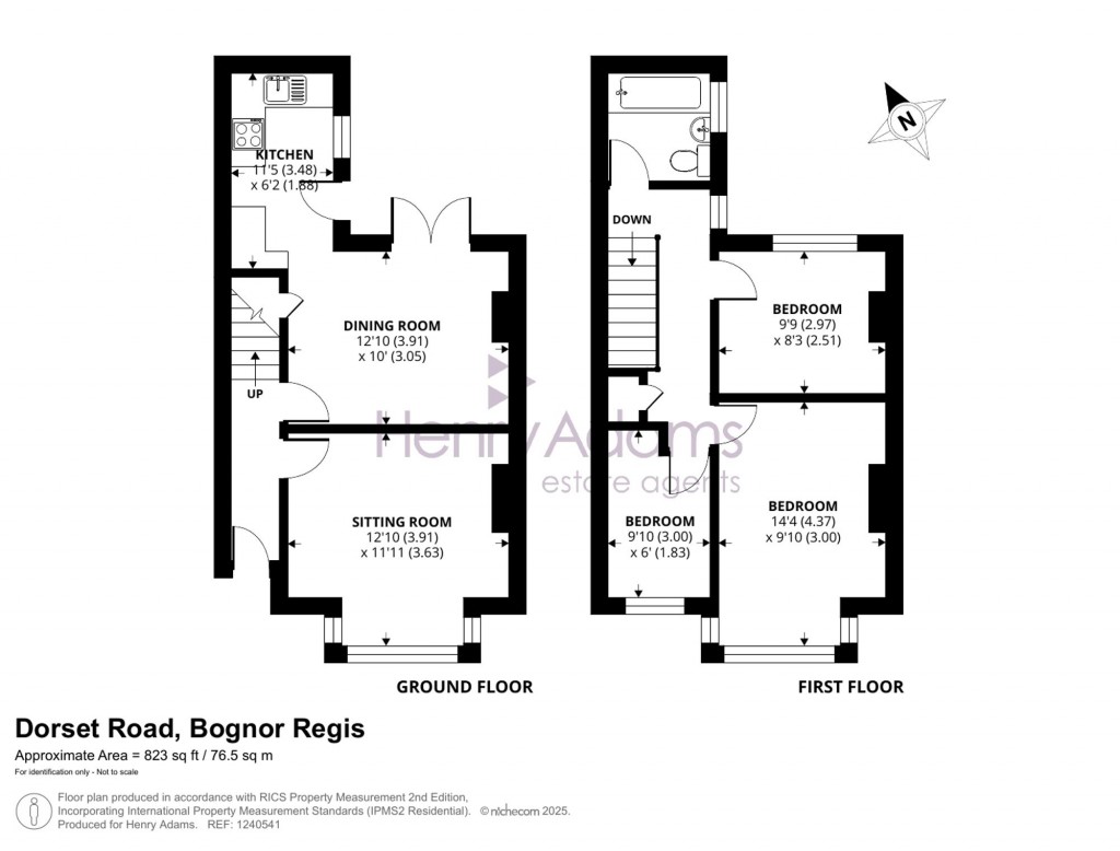 Floorplans For Dorset Road, Bognor Regis, PO21